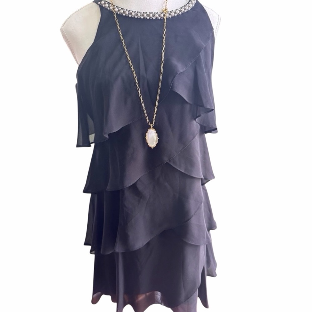 SLNY dress black. Size 10 P